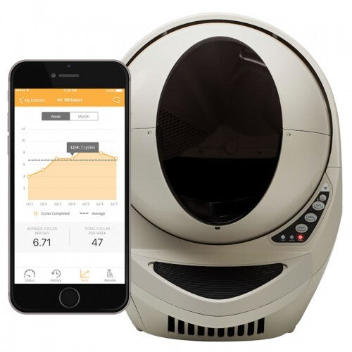 Litter Robot III Connect Automatic Cat Litter System Bisque - Essentials Bundle