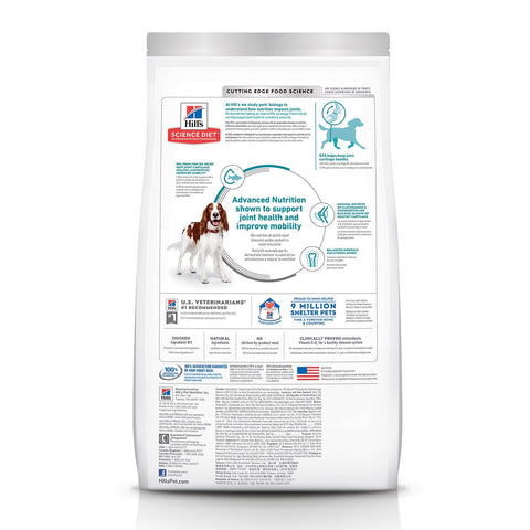 12KG Adult Healthy Mobility Chicken Meal, Brown Rice & Barley Recipe Dog Food