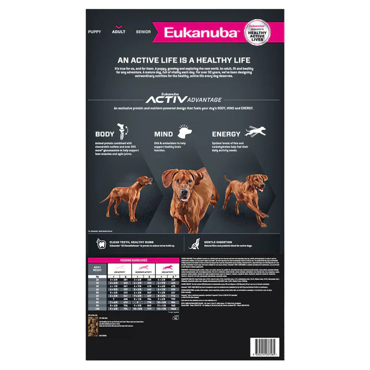 15kg Eukanuba Adult Medium Large Dry Dog Food