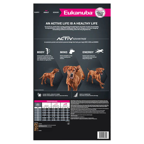 15kg Eukanuba Adult Medium Large Dry Dog Food