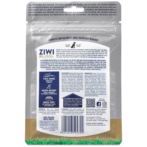 ZIWI Dog Treats Good Dog Rewards - Beef