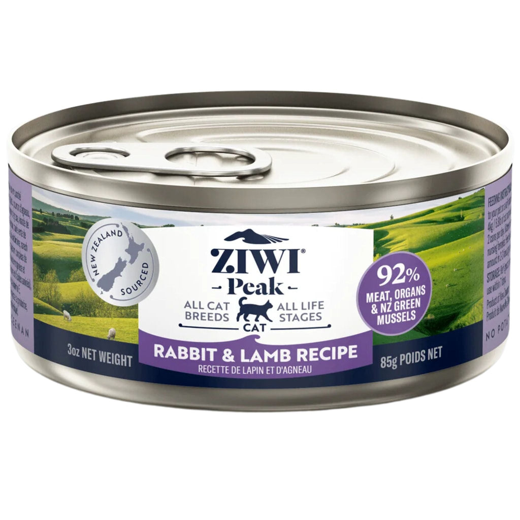 ZIWI Peak Cat Food Cans Rabbit & Lamb