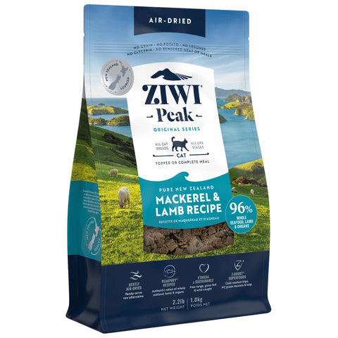 ZIWI Peak Cat Food Air Dried Mackerel and Lamb