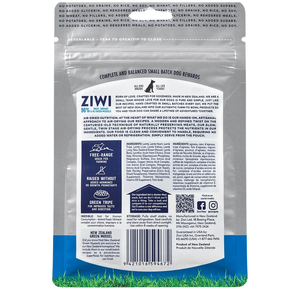 ZIWI Dog Treats Good Dog Rewards - Lamb