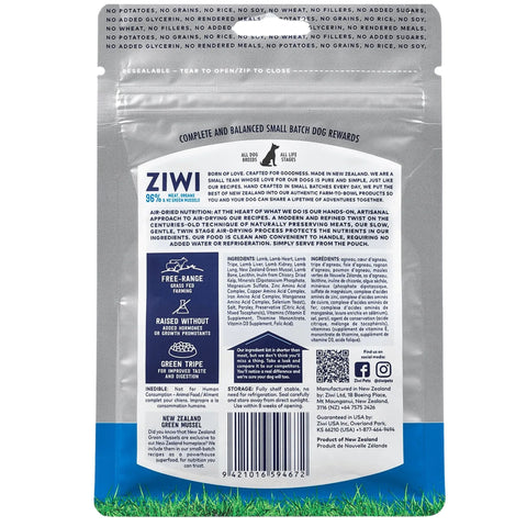 ZIWI Dog Treats Good Dog Rewards - Lamb