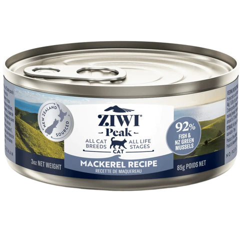 ZIWI Peak Cat Food Cans Mackerel