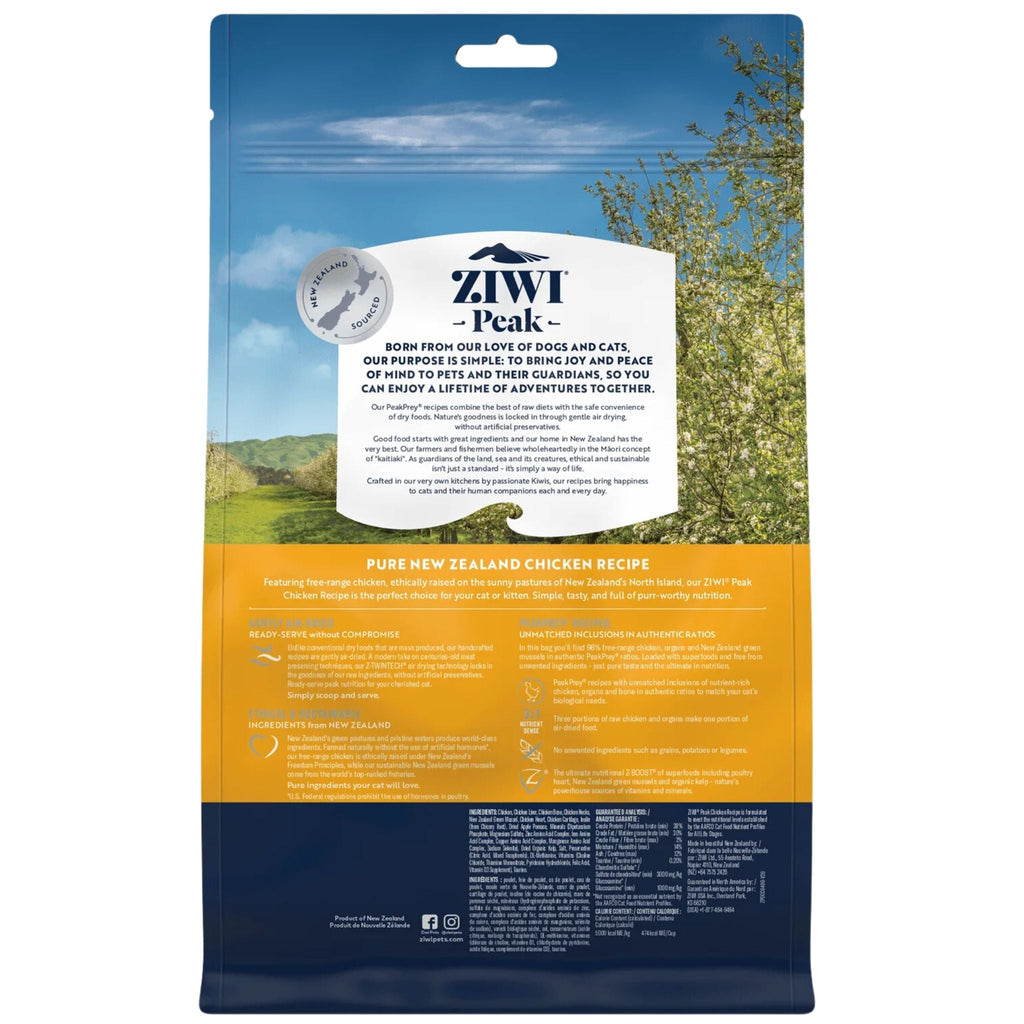 ZIWI Peak Cat Food Air Dried Free-Range Chicken