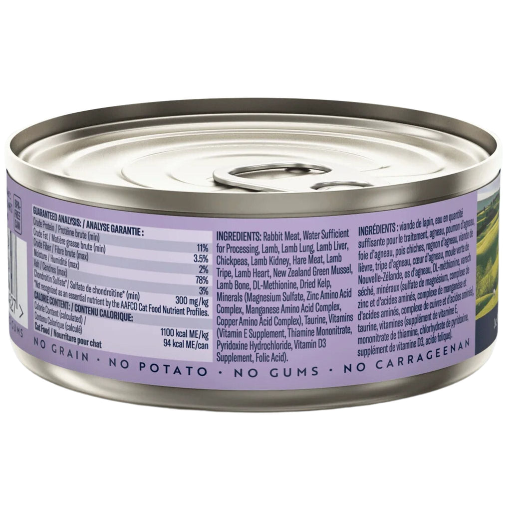 ZIWI Peak Cat Food Cans Rabbit & Lamb