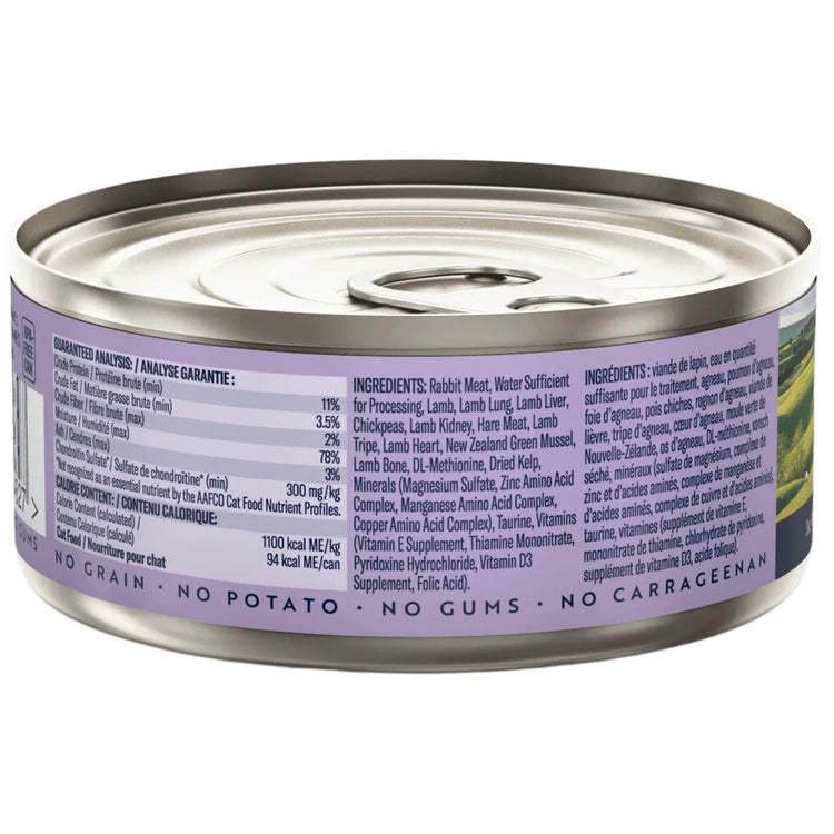 ZIWI Peak Cat Food Cans Rabbit & Lamb