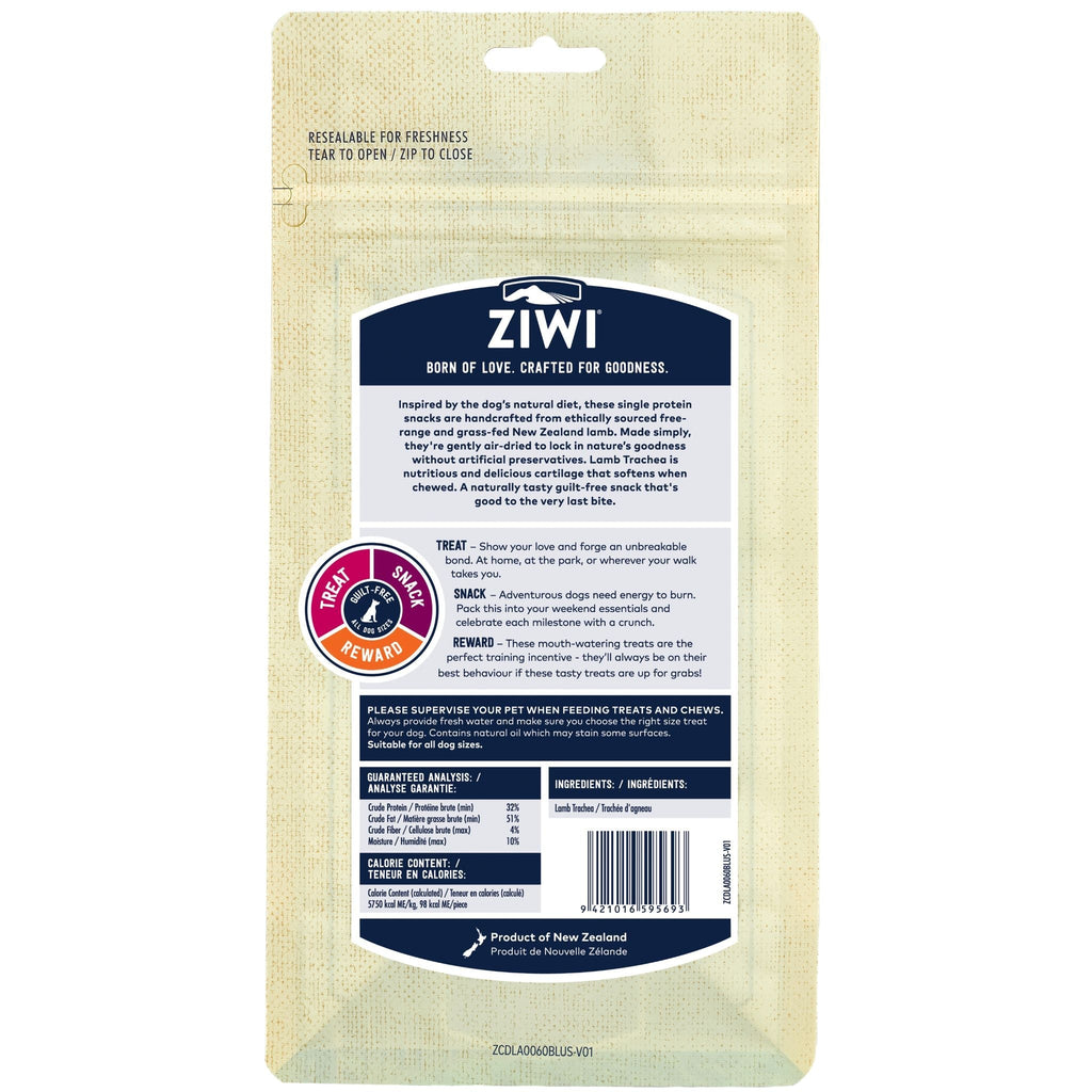 ZIWI Dog Treats Beef Weasand