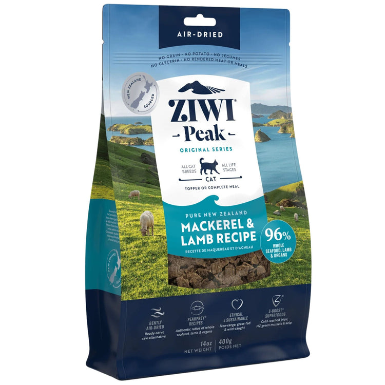 ZIWI Peak Cat Food Air Dried Mackerel and Lamb