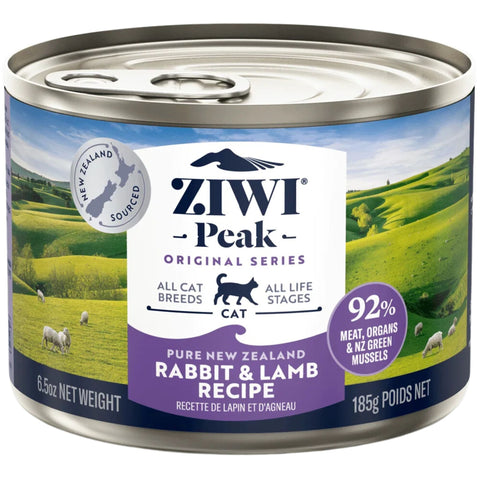 ZIWI Peak Cat Food Cans Rabbit & Lamb