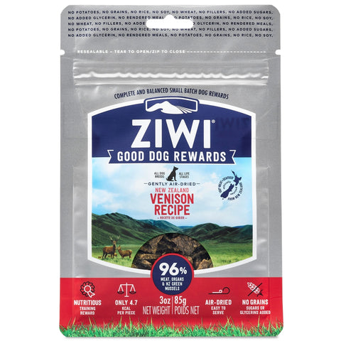 ZIWI Dog Treats Good Dog Rewards - Venison