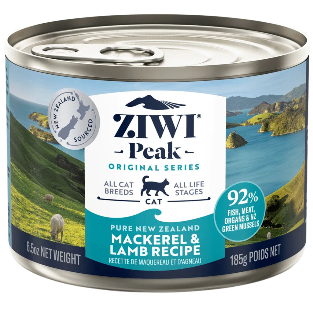 ZIWI Peak Cat Food Cans Mackerel and Lamb