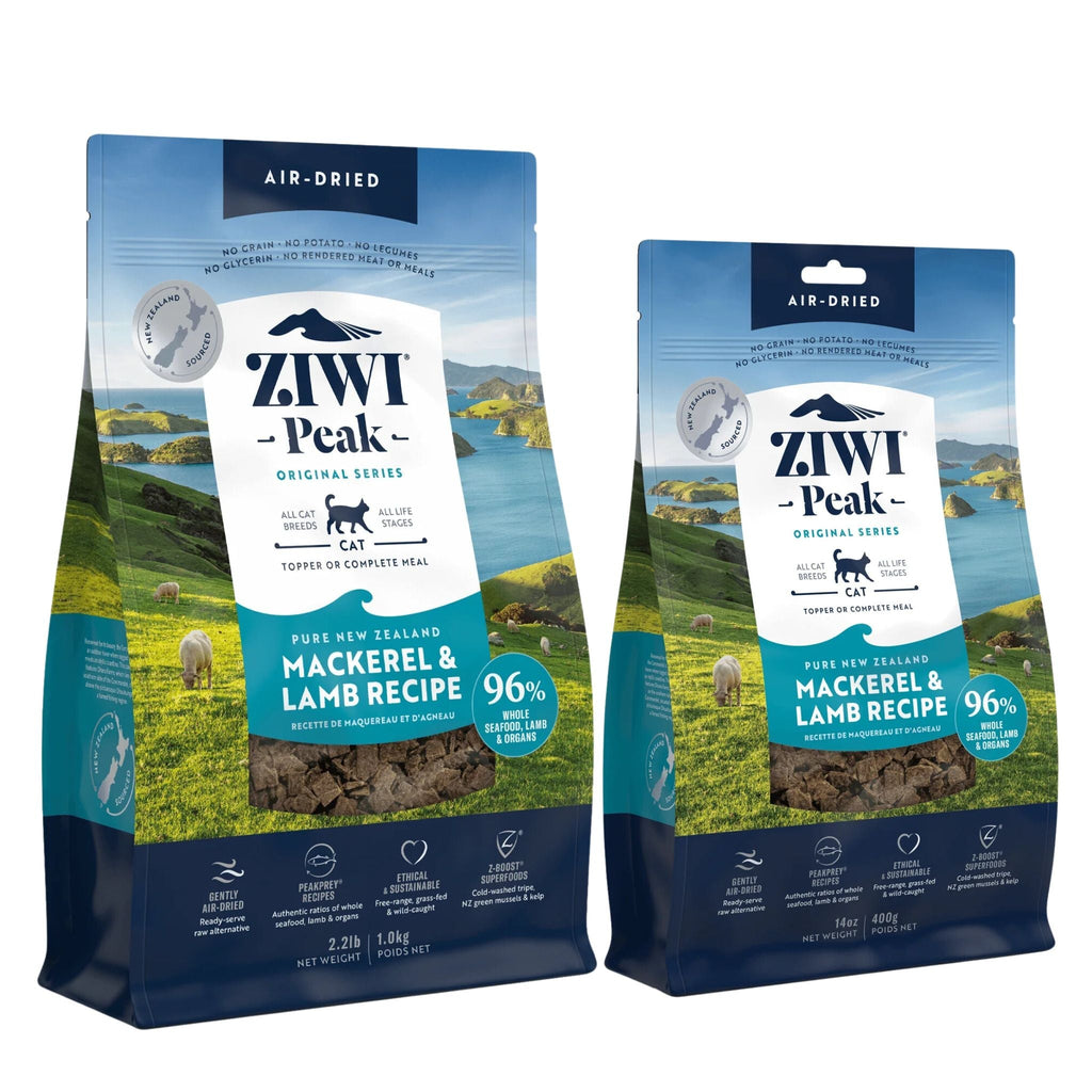 ZIWI Peak Cat Food Air Dried Mackerel and Lamb