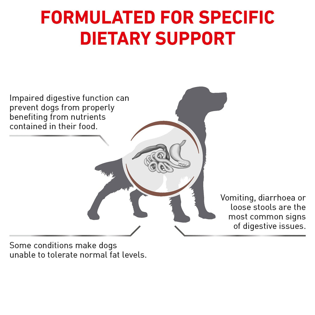 12KG Royal Canin Veterinary Diet Canine Gastrointestinal Low Fat Dry Dog Food