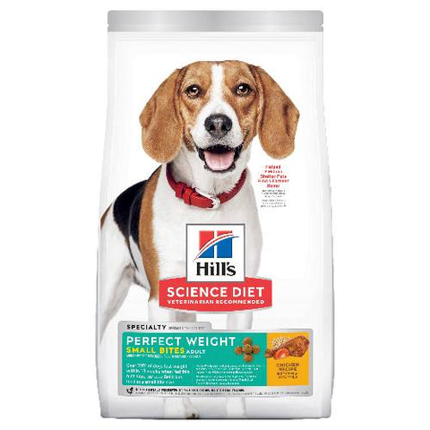 5.44KG Adult Perfect Weight Small Bites Chicken Recipe Dog Food