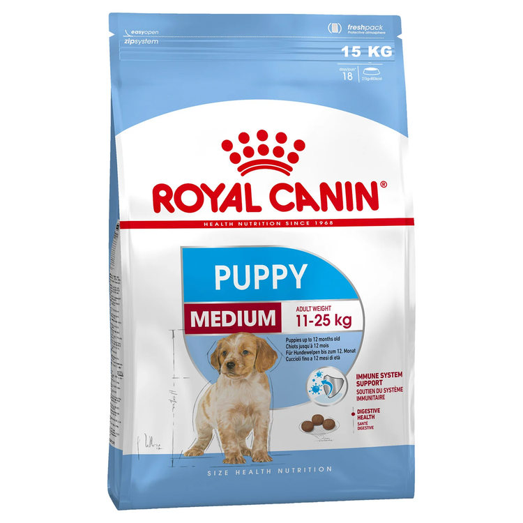 15KG ROYAL CANIN Medium Puppy
