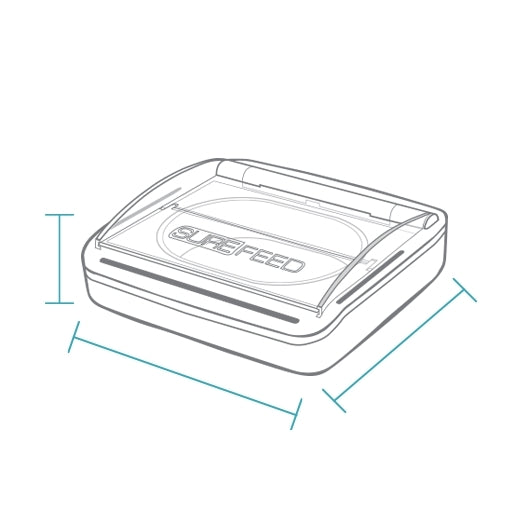 Surefeed Motion-Activated Battery Operated Sealed Pet Food Bowl