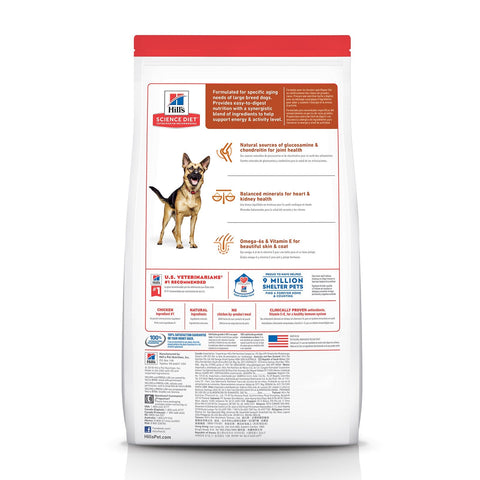 12KG Adult 6+ Large Breed Chicken Meal, Barley & Rice Recipe dog food