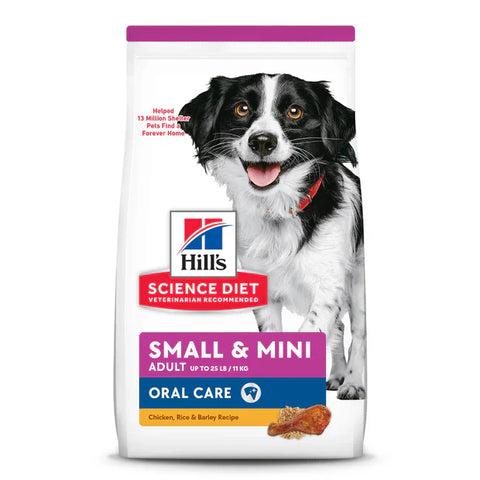 5.44KG Adult Oral Care Small & Mini Chicken, Rice & Barley Recipe Dog Food