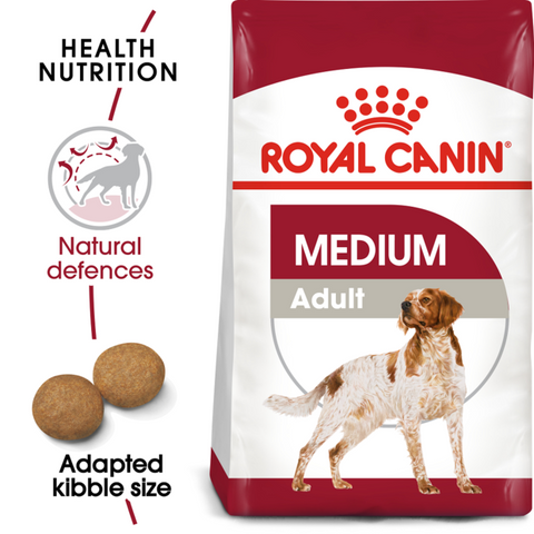 15kg Royal Canin Medium Adult Dry Dog Food