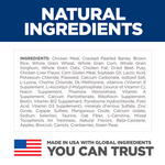 12KG - Adult 7+ Chicken Meal, Barley & Rice Recipe Dog Food